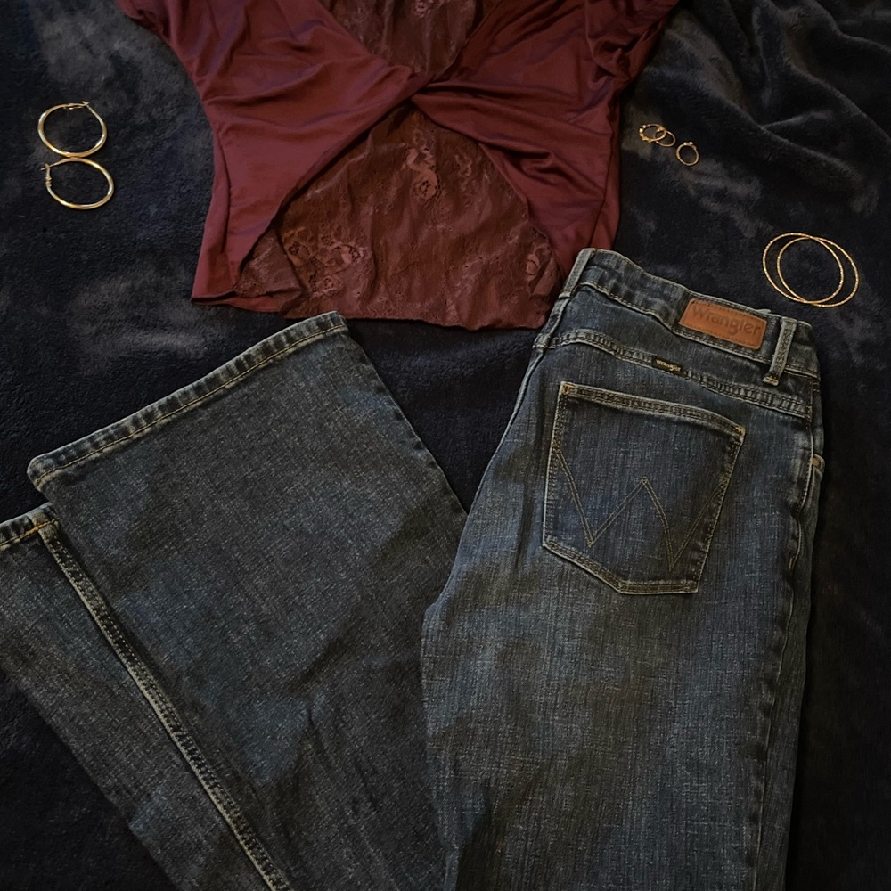 Size 10 Wrangler Bootcut Jeans